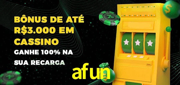 afun melhor bônus de depósito